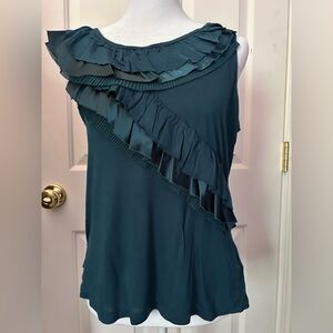 Apt. 9 Sleeveless Green Top Size Medium